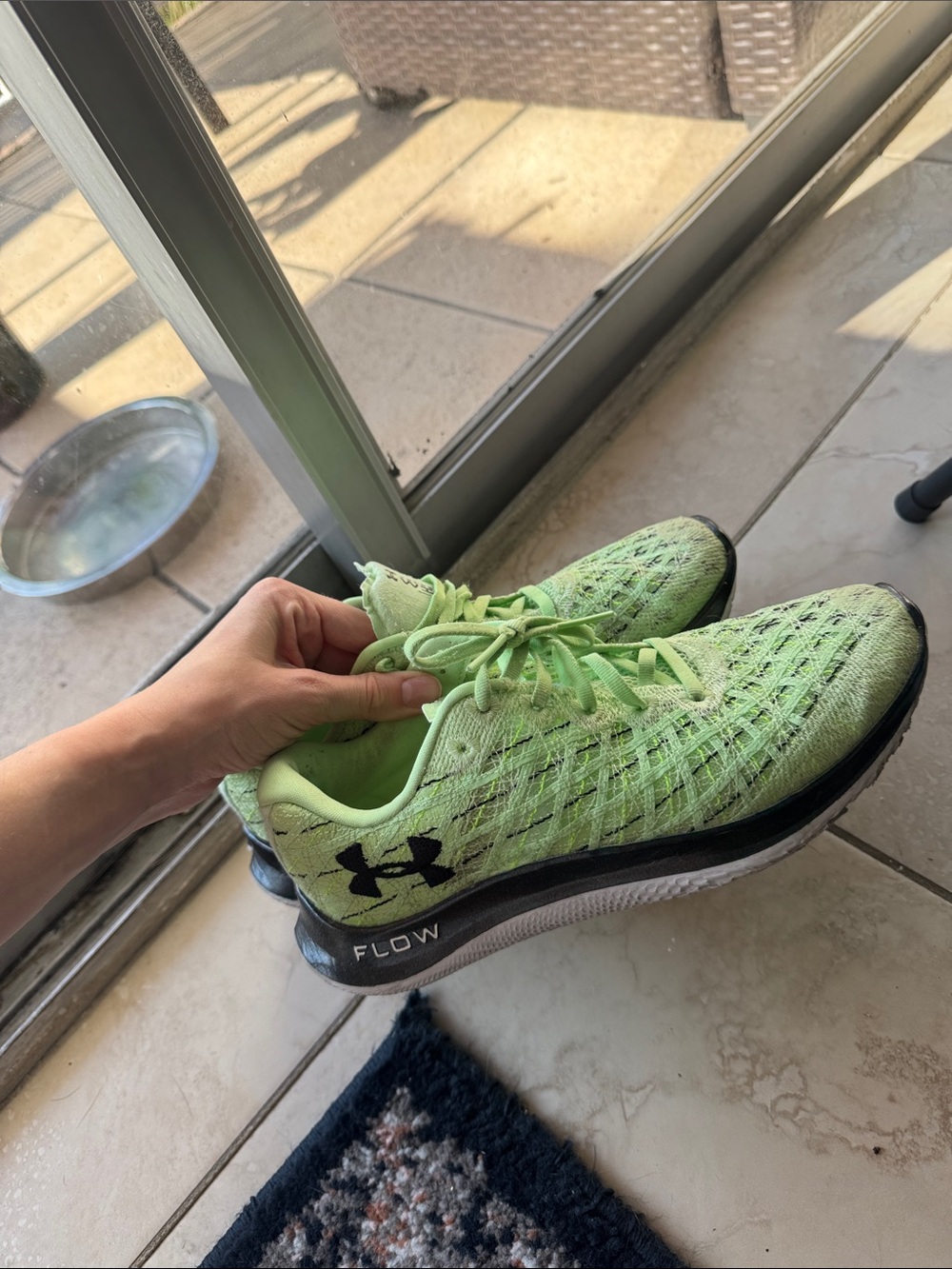 Under Armour Lime Green Performance Running Sneakers